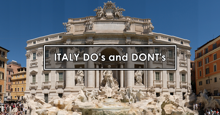 italy dos and donts