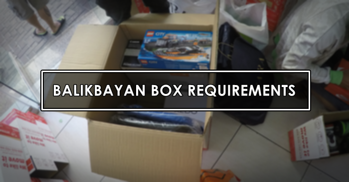 balikbayan box requirements