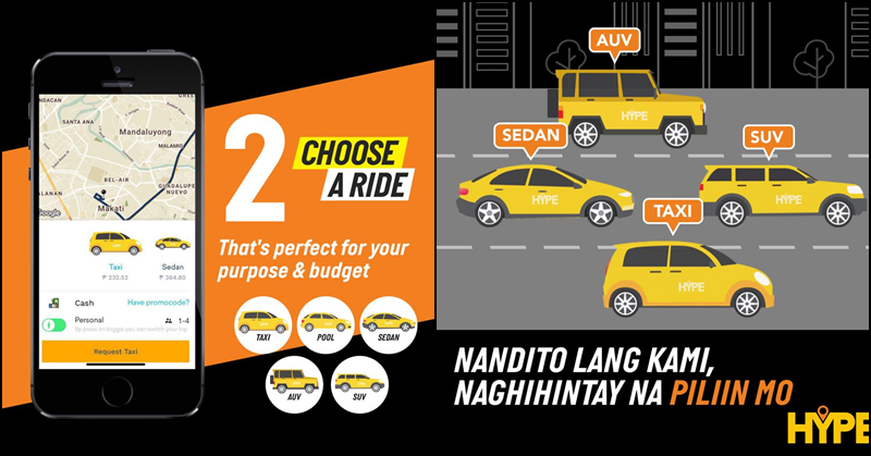 HYPE Unveils New Pinoy-Made Transport App