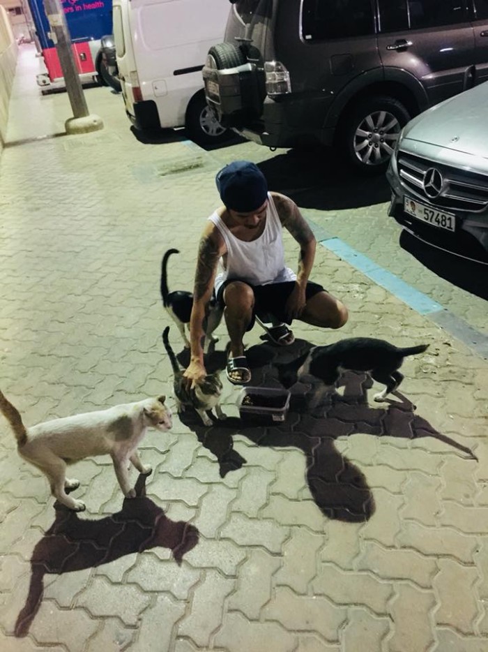 jonathan-sibol-feeds-stray