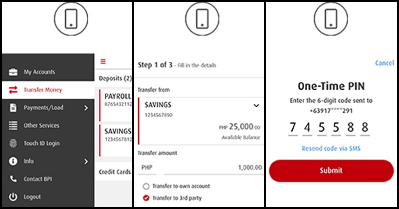 How to Transfer Money via BPI Mobile App 10