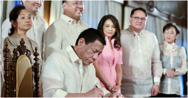 Duterte Signs Universal Healthcare Act into Law