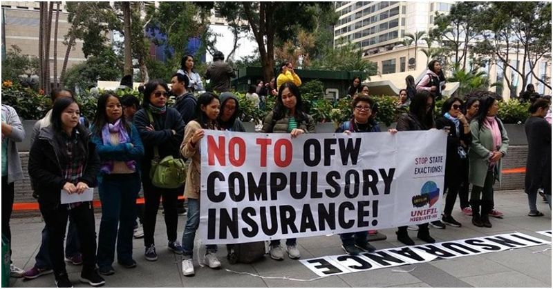 HK-based Migrant Group Disapproves Mandatory SSS, Insurance for OFWs