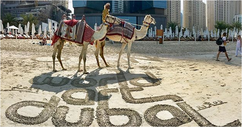 Dubai-based Filipino Sand Artist Gets Featured by Italian Media Outlet