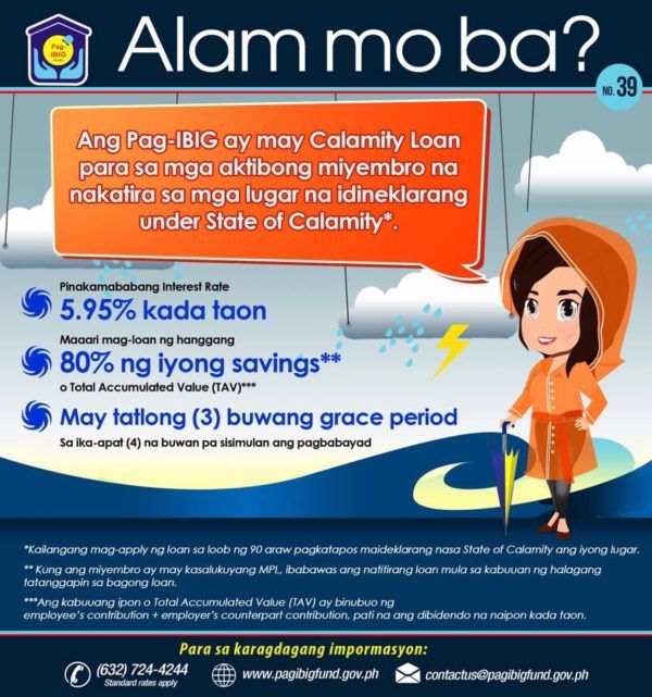 pag-ibig calamity loan