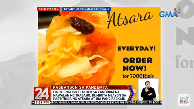 [WATCH] OFW Sells Atsara in Cambodia After Losing Job as a Teacher