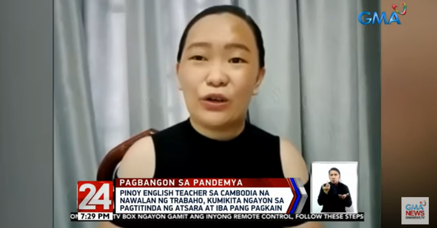 [WATCH] OFW Sells Atsara in Cambodia After Losing Job as a Teacher