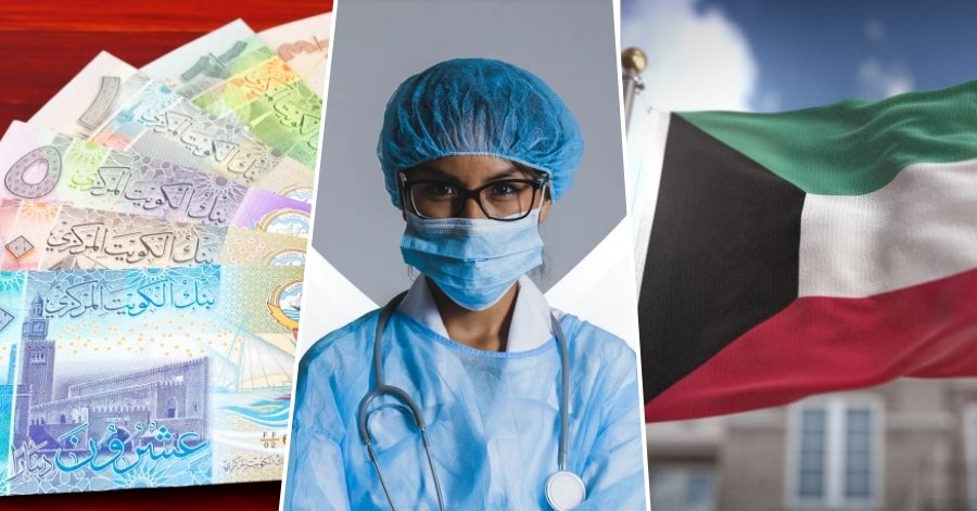 monthly salary nurse in kuwait