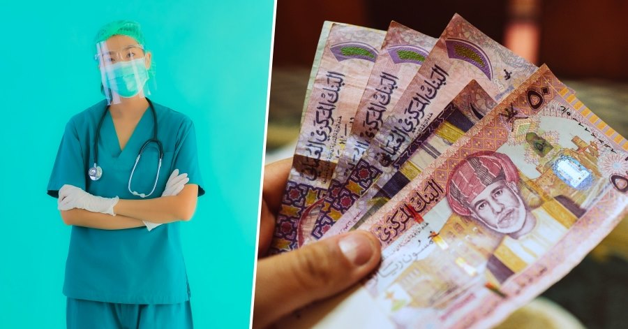 monthly salary of a nurse in oman