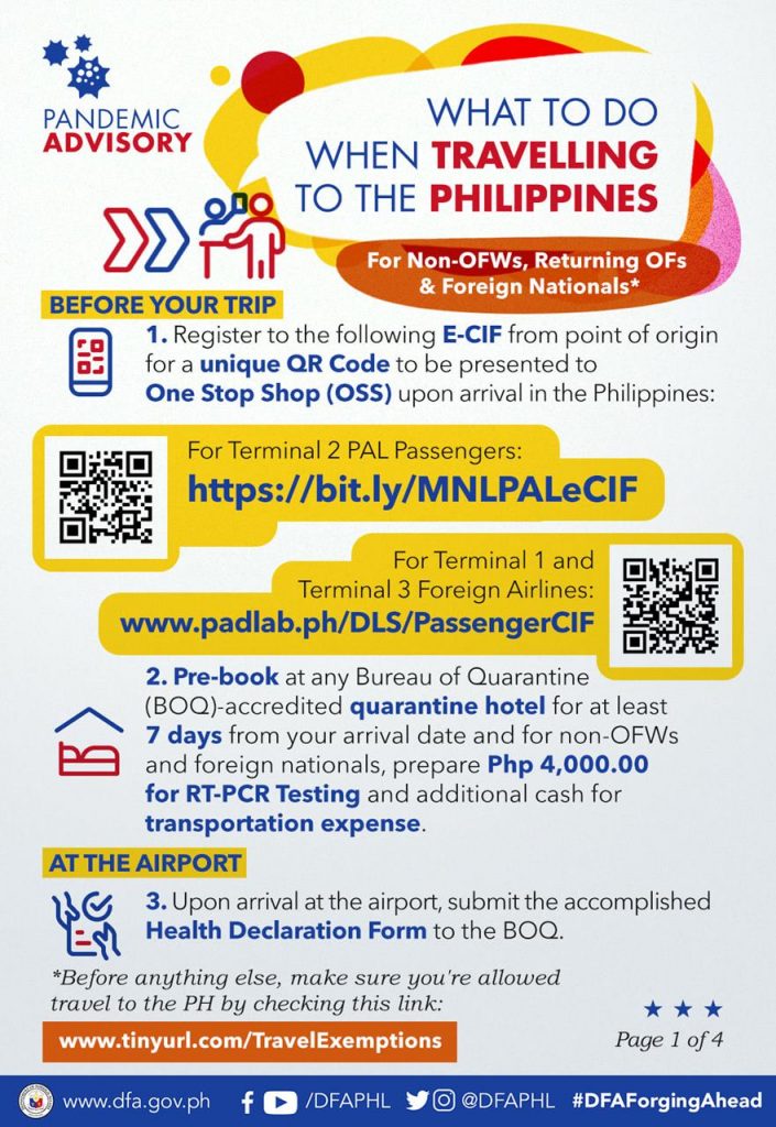 philippines travel rules