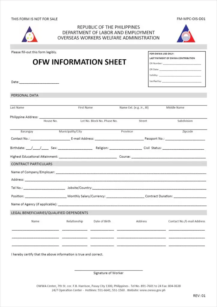 how-to-download-ofw-information-sheet-online-owwa-membership-form