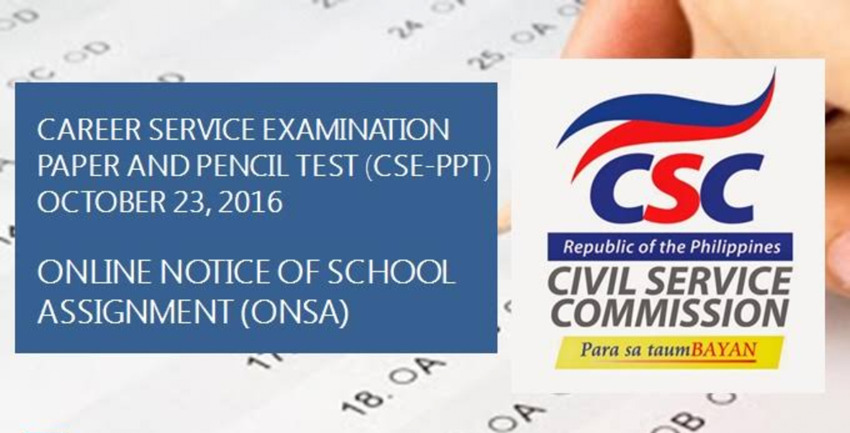 civil service commission notice of school assignment