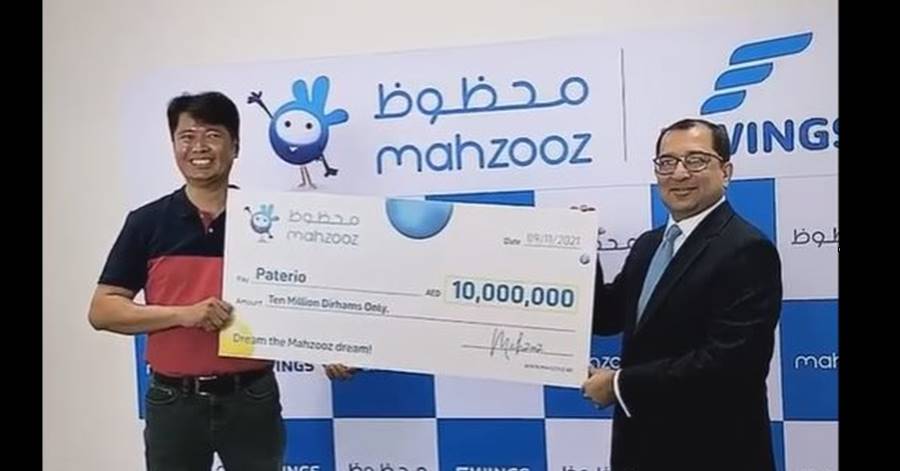 filipino win in dubai raffle mahzooz