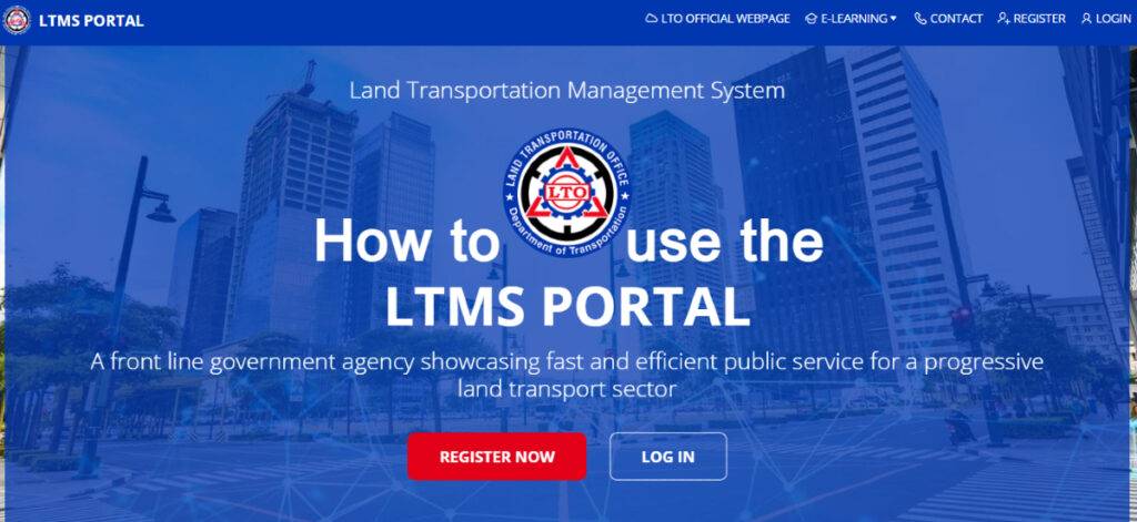 ltms portal online lto registration process