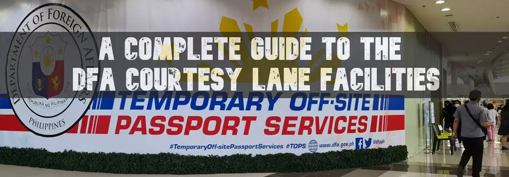 DFA Courtesy Lane In Temporary Off Site Passport Services TOPS 