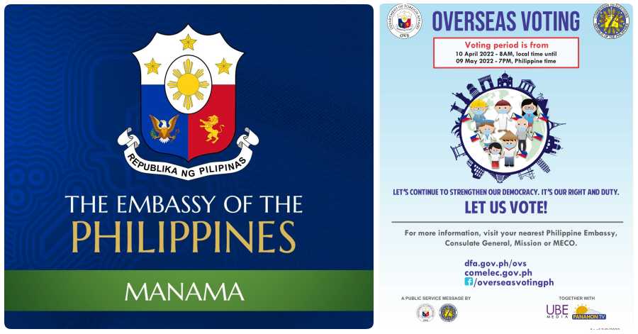 Filipinos residing in Bahrain can vote in the next elections in a timely and secure way by authenticating their voter information at the Philippine Embassy against the list of certified overseas voters. 