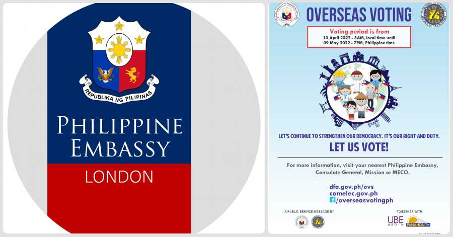 Filipinos all over the globe, particularly those in the United Kingdom, will take place from 10 April to 9 May — a month-long period.