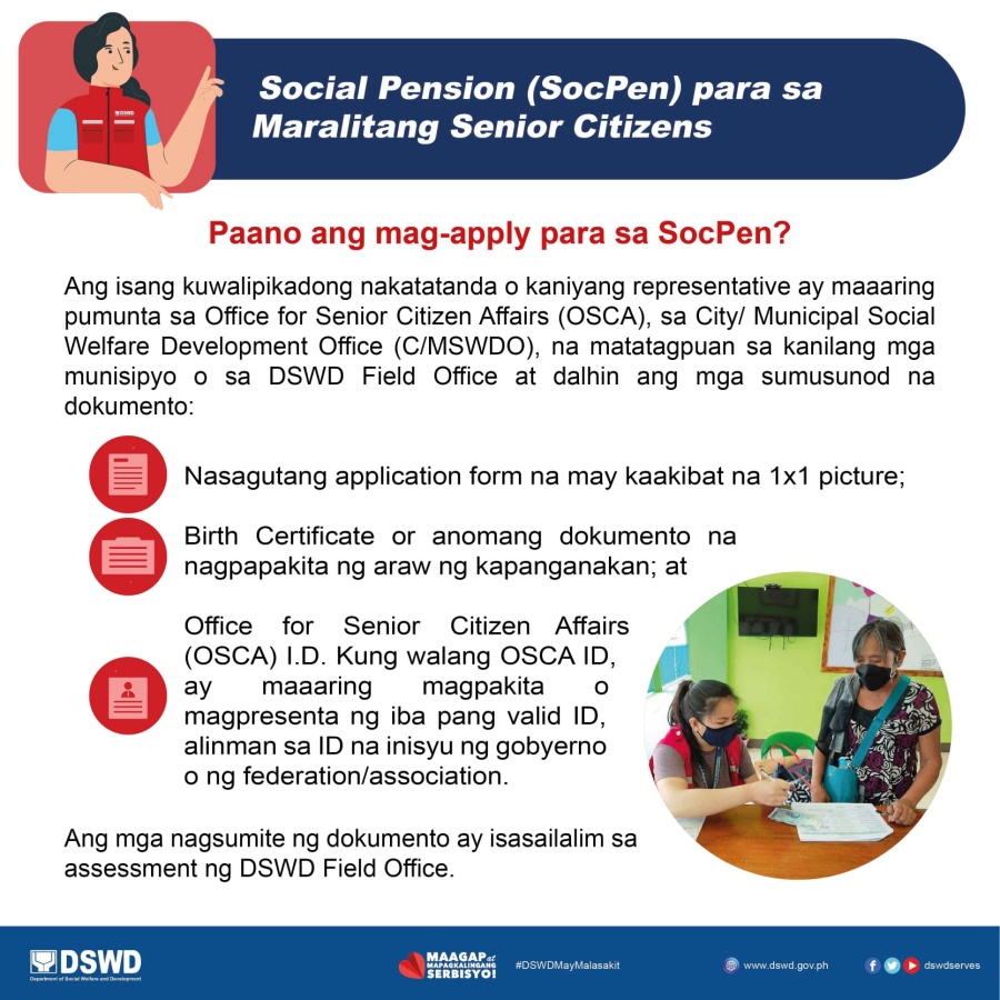 How to Apply for DSWD Senior Citizen Assistance Social Pension