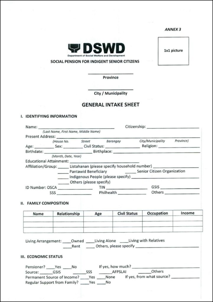 How To Apply For Dswd Senior Citizen Assistance Social Pension The Pinoy Ofw 1174