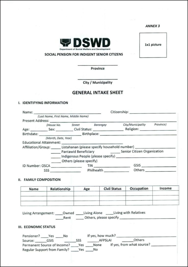 How to Apply for DSWD Senior Citizen Assistance / Social Pension The
