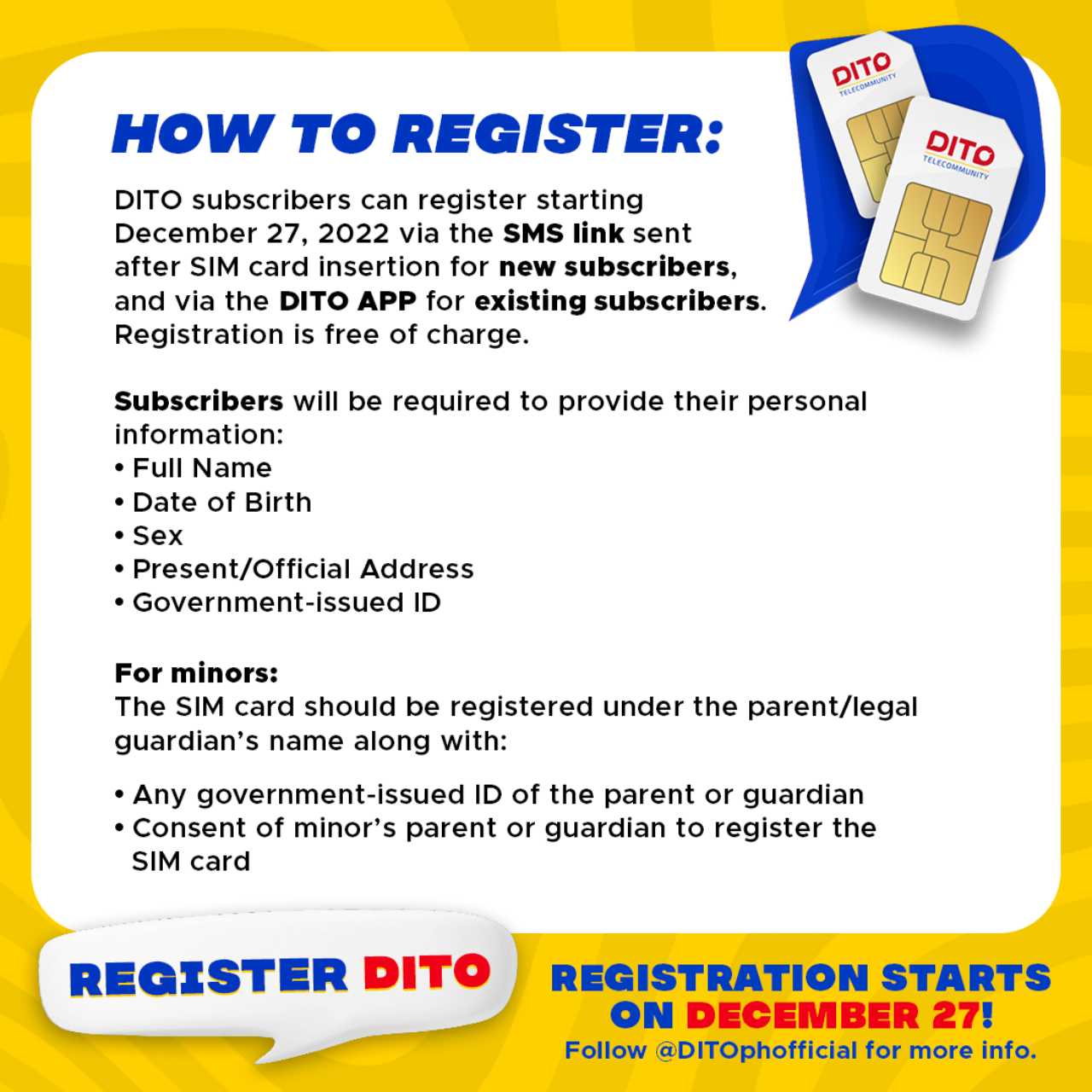 How to Register DITO Sim Card in the Philippines