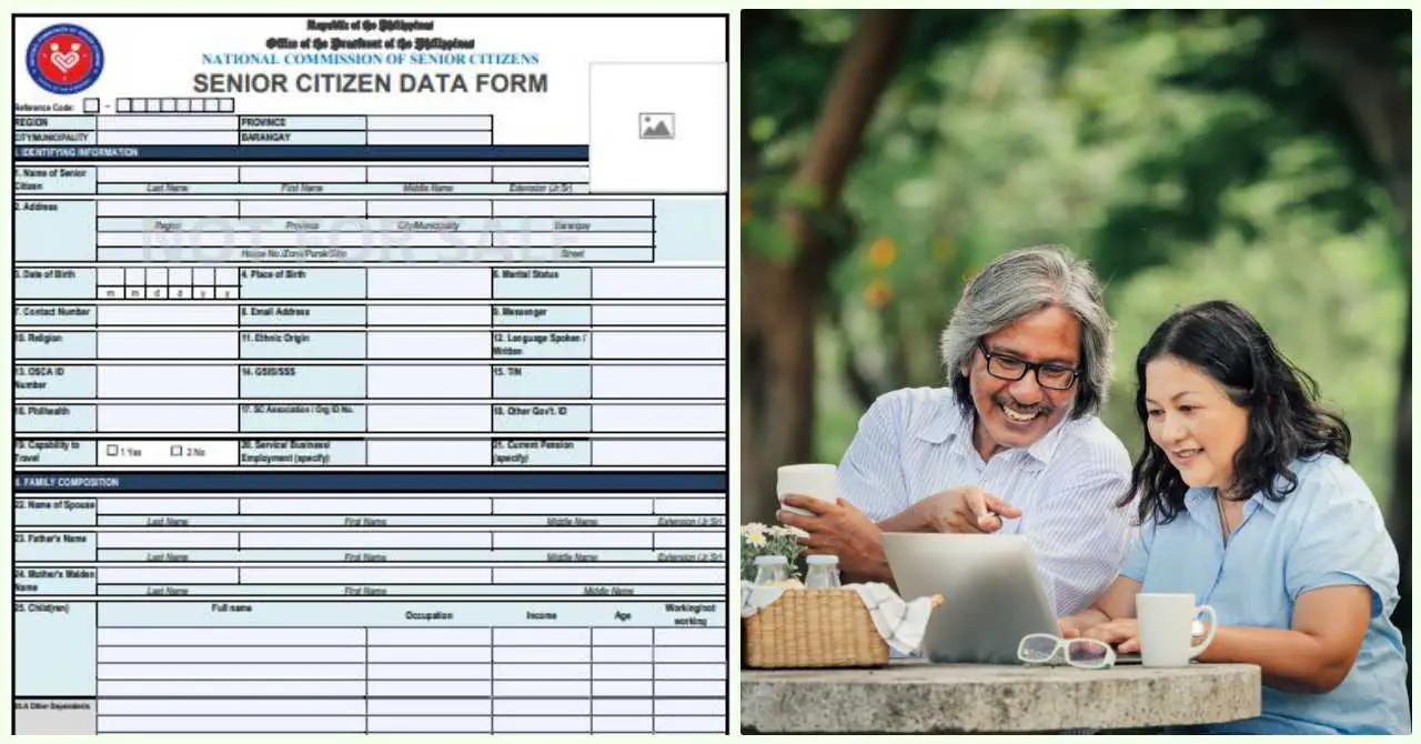 Download National Commission Of Senior Citizens Data Form The Pinoy OFW