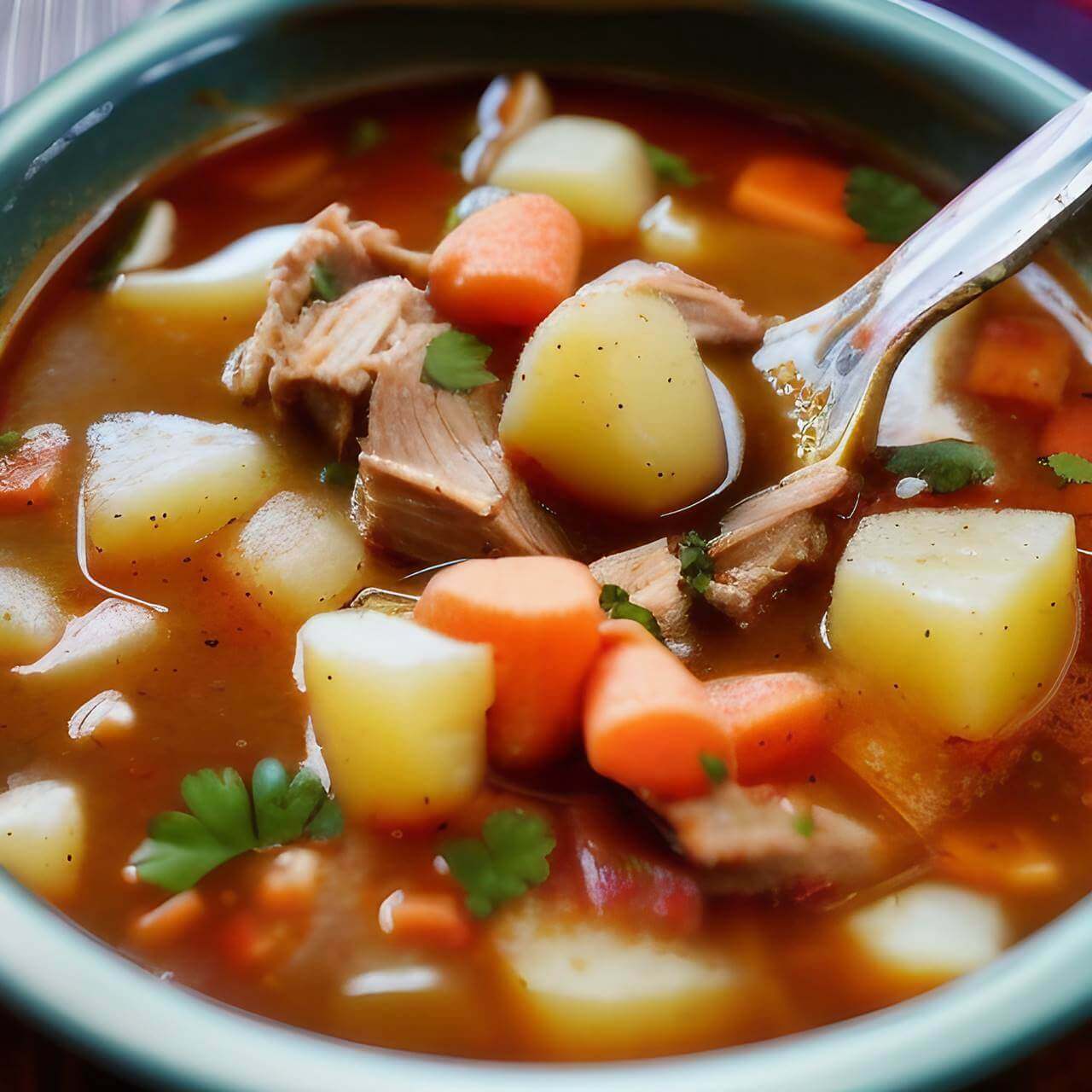 Filipino Pork Menudo menu