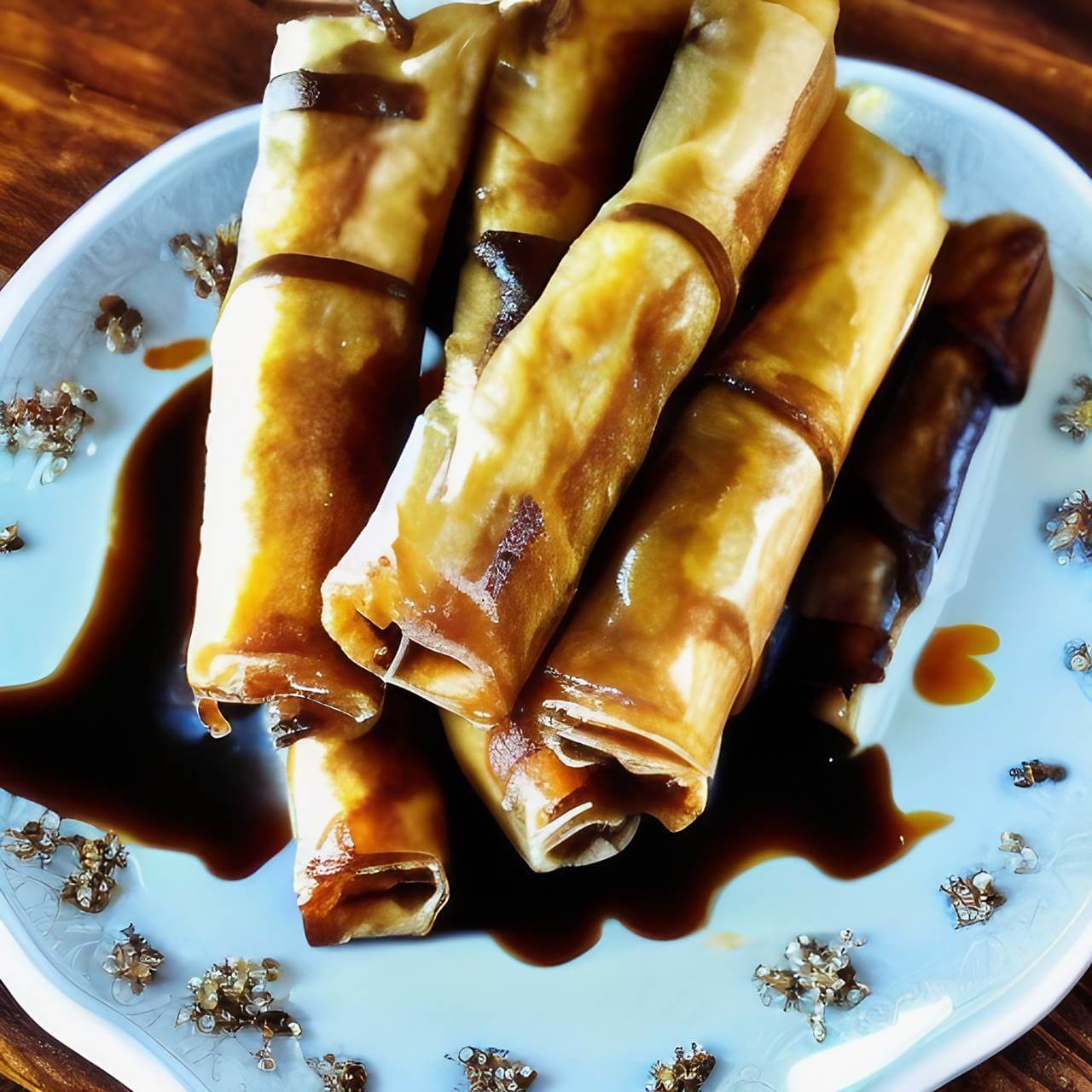 Filipino Turon snack