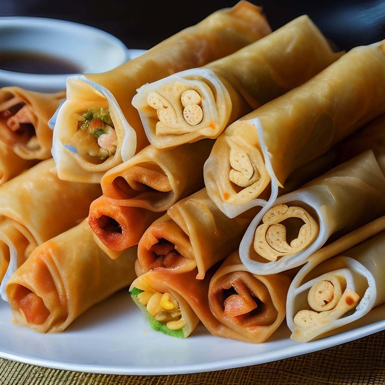 Lumpia Shanghai rolls