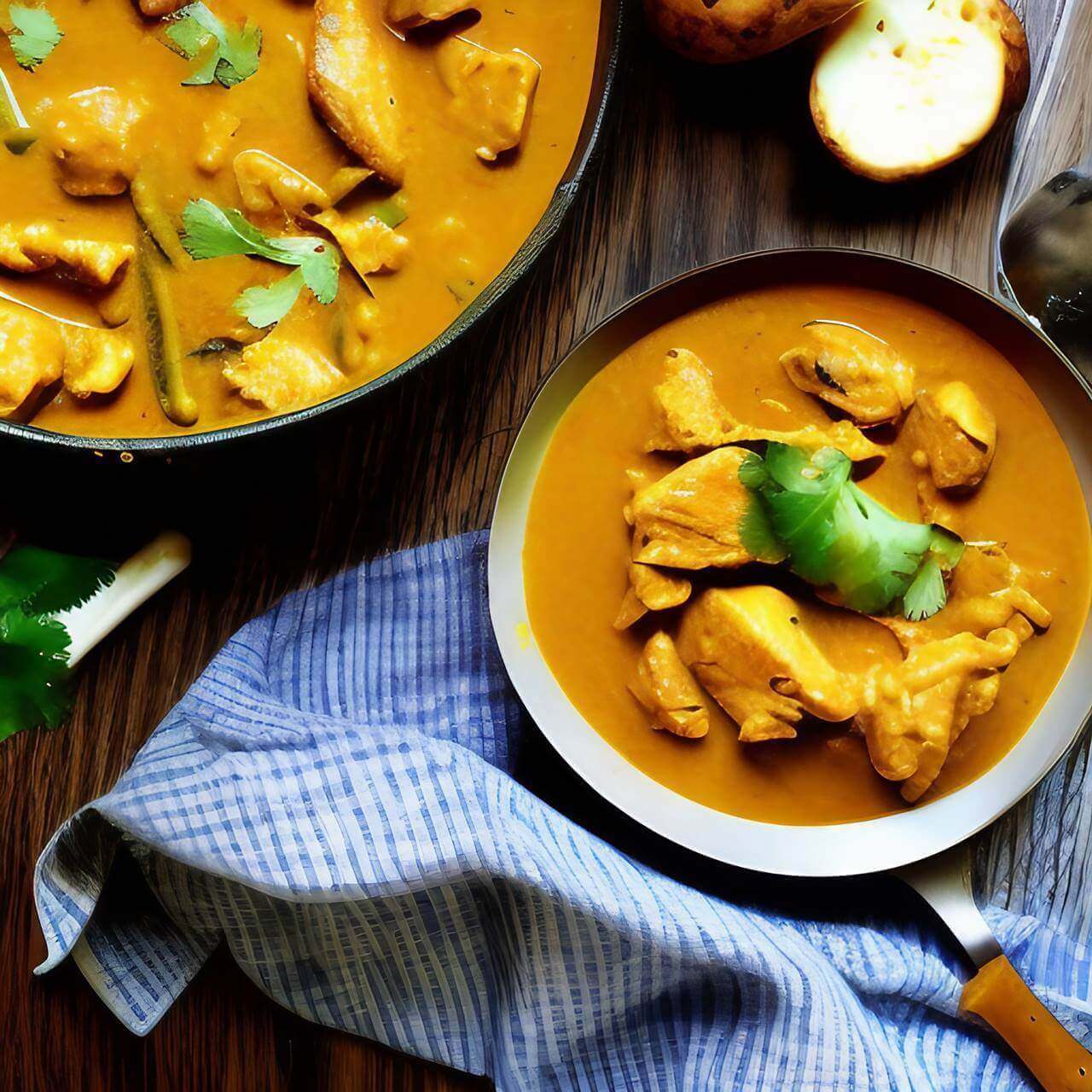 Pinoy-Style Chicken Curry Meal