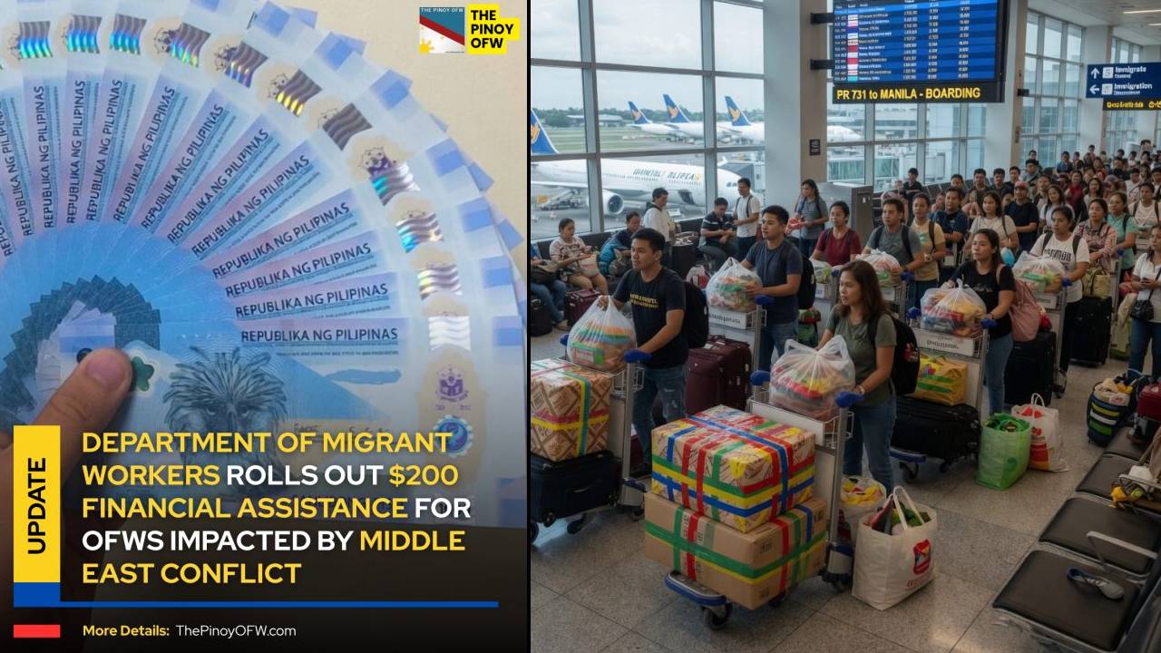 dmw rolls out usd 200 financial cash aid for ofws impacted by middle east conflict