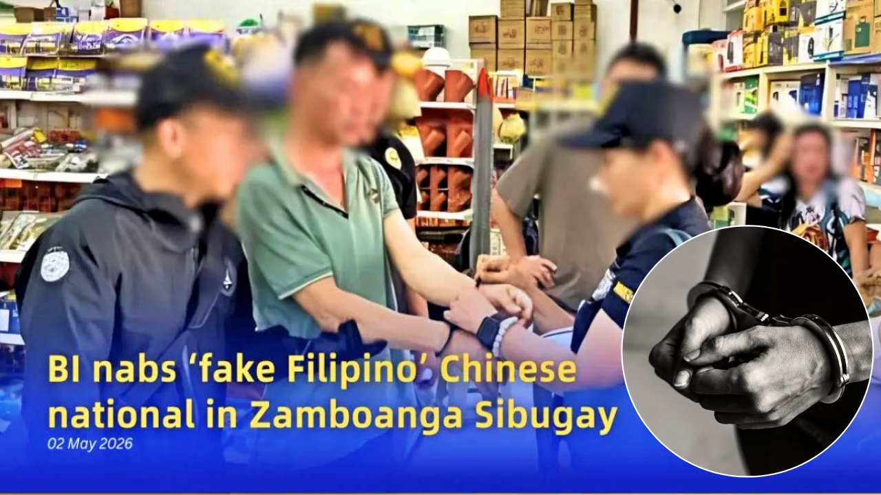 Chinese National Posing as Filipino Arrested in Zamboanga Sibugay