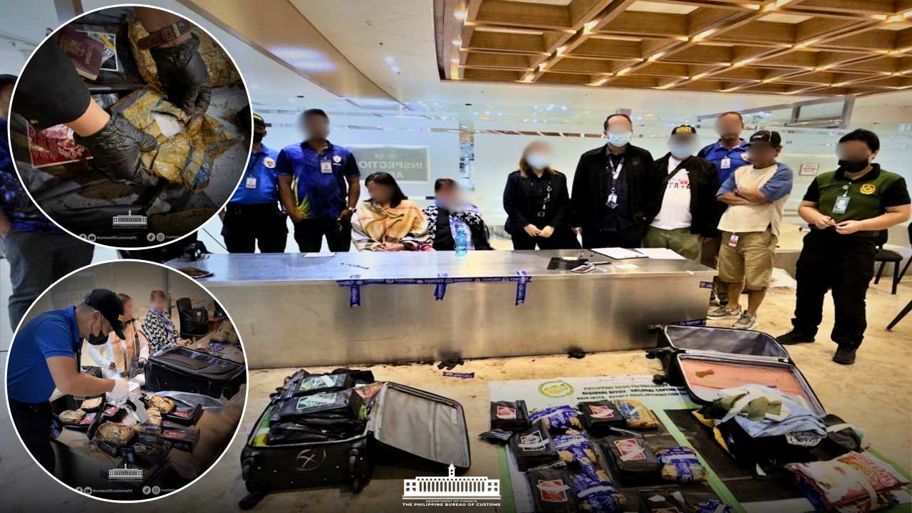 ₱56.6 Million Worth of Suspected Shabu Seized at NAIA Terminal 1; Two Arrested