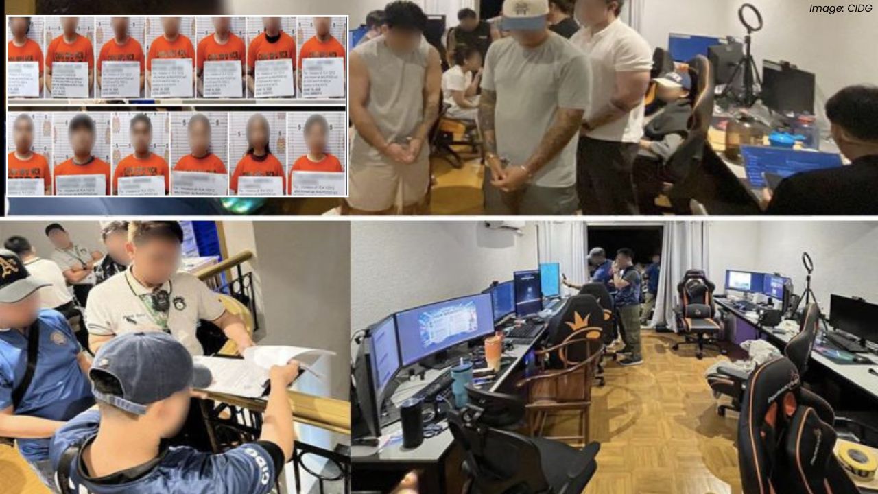 12 Arrested as CIDG Busts Hidden POGO Hub Inside Posh Ayala Alabang Village