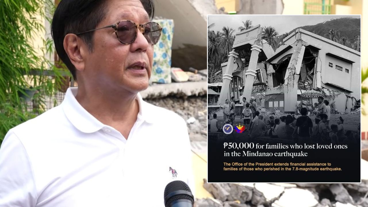 President Marcos Prioritizes Road Reopening in Quake-Hit Mindanao, ₱50,000 Aid Given to Bereaved Families