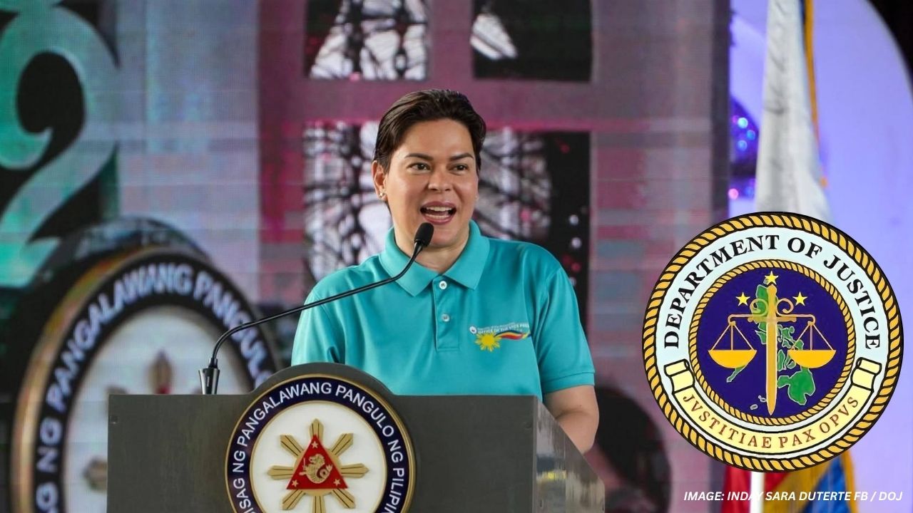 DOJ Dismisses Sedition Case Against VP Sara Duterte, Cites Insufficient Evidence